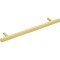 Jeffrey Alexander 160 mm Center-to-Center Brushed Gold Square Dominique Cabinet Bar Pull 845-160BG - alternate 6